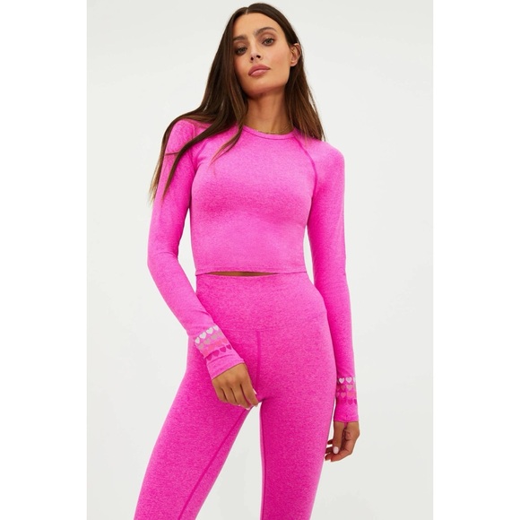 Beach Riot Tops - Beach Riot Brisa Top Electric Pink Soft Serve